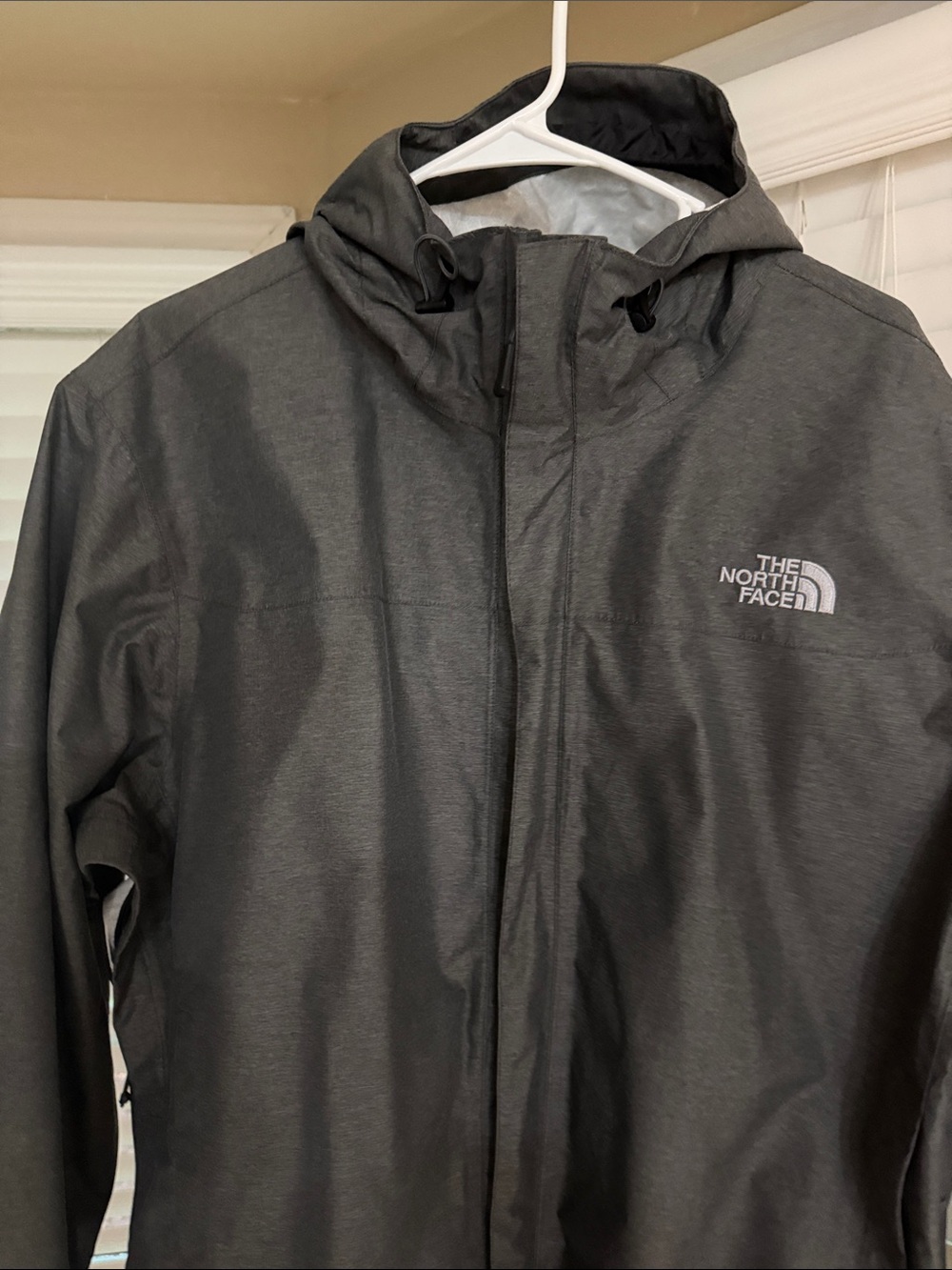 The North Face Men’s Gray Waterproof Hooded Jacket